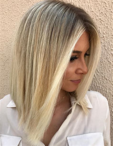 blonde long bob hairstyles